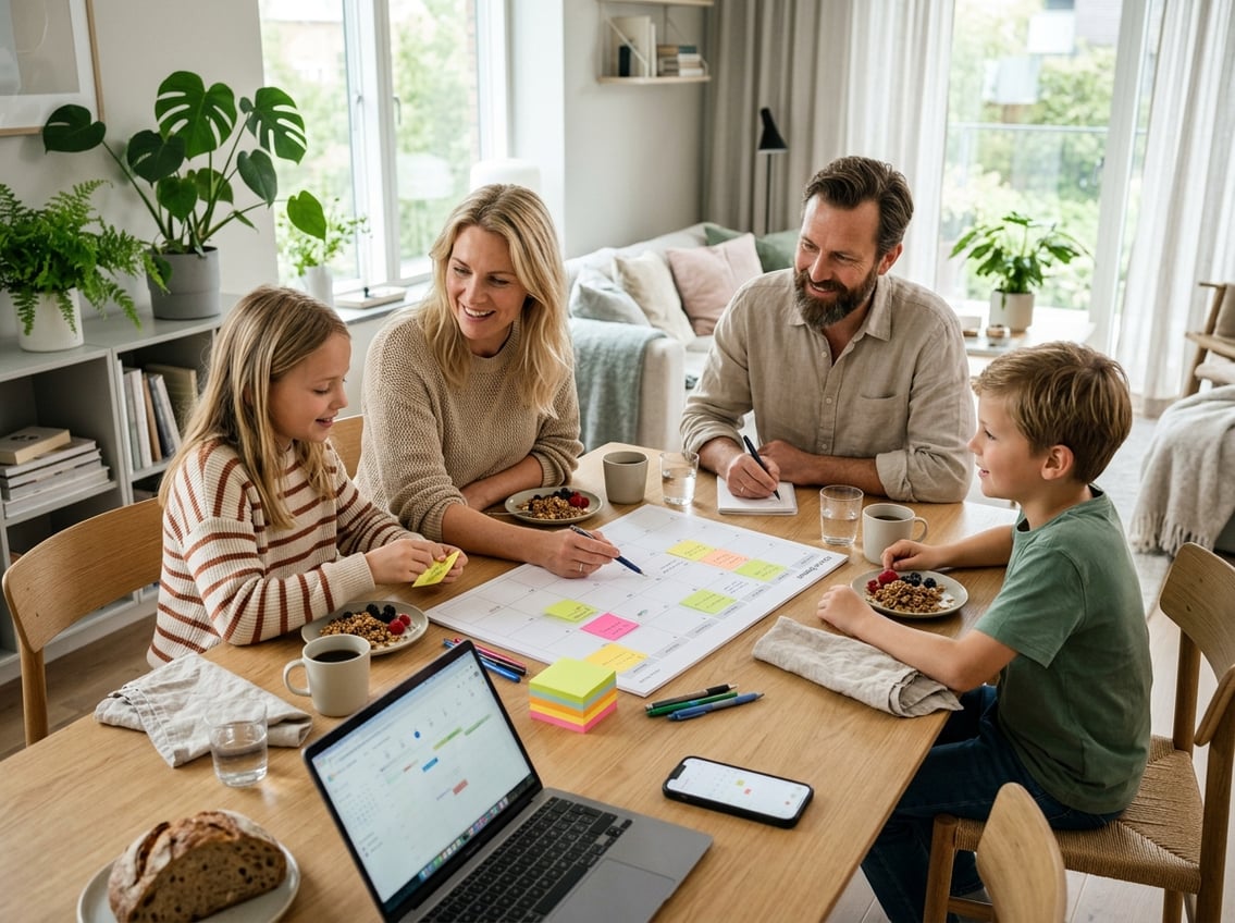 Når søndag bliver familiens faste planlægningspunkt