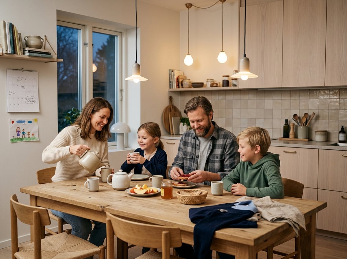 Små familieritualer kan give mere ro i en travl uge